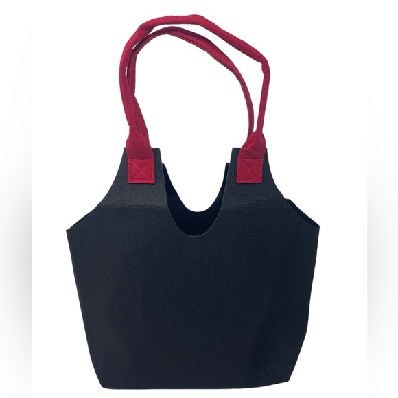 2 PACK Hello Kitty Felt Tote Bag Sanrio Handbag New - Picture 4 of 16